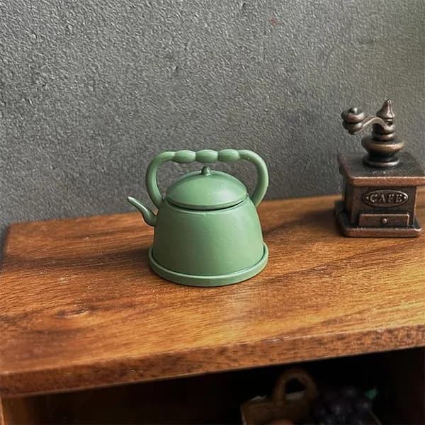 Elkedel Model Miniature Pot Toy GRØN Grøn