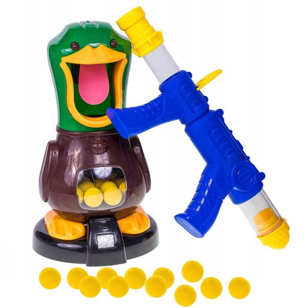Skarpskytte Spel för Barn - Hungry Duck Spel Flerfärgad
