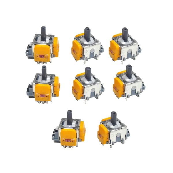 8 st Hall Elektromagnetiska Högprecisions Justerbara Joysticks