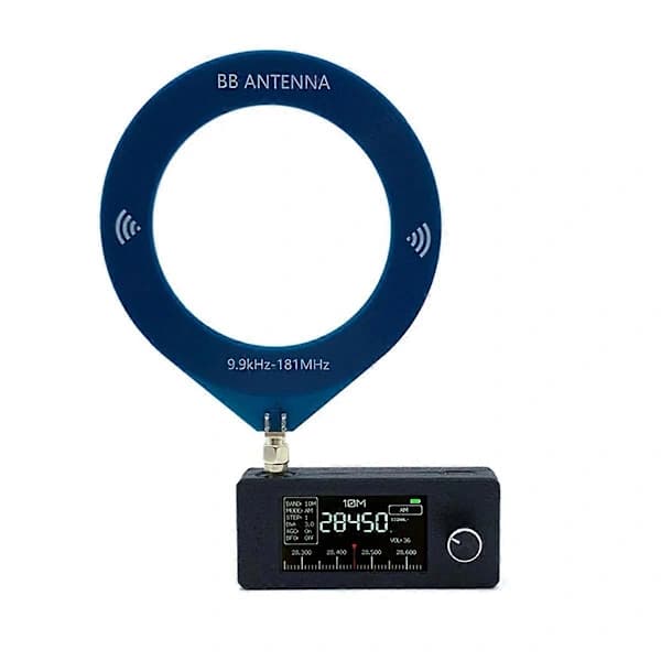 9.9Khz181Mhz SMA-interface Mini Loop-antenne Lommeformat SI4732 Radiomodtager Miniradio 9.9Khz18