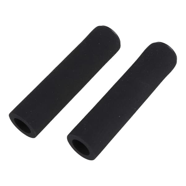 1 par bløde skumsvampe BMX MTB cykelstyrgreb - sort Black