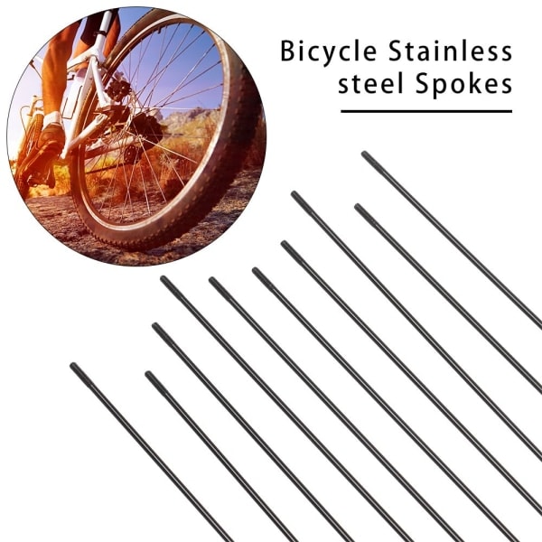 10 stk Cykel eger Mountain Road Bikes 288MM 288MM