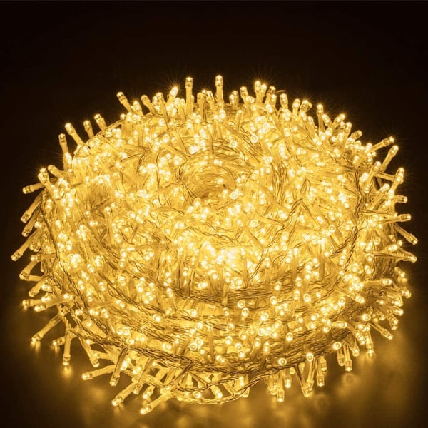 50m 1000LEDs Elegear Varmt Hvid Udendørs Lysstreng