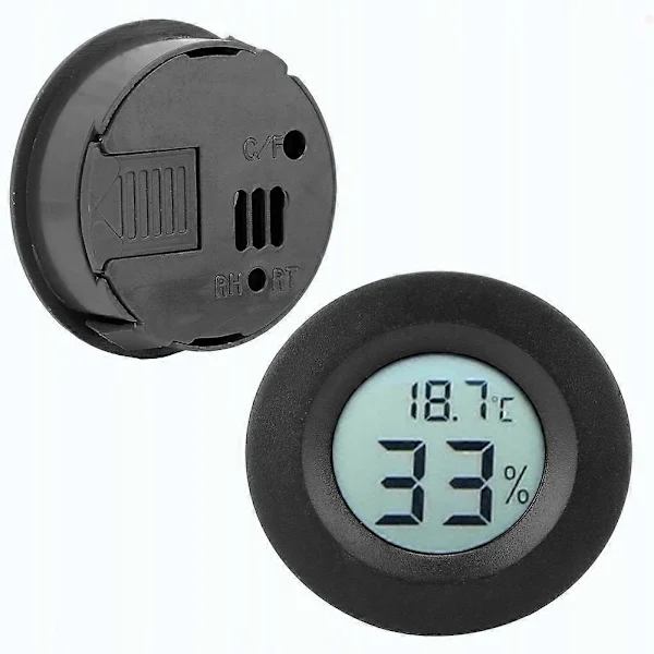 [CA] Trådlös Termometer Elektronisk Hygrometer Svart