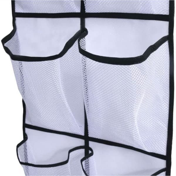Smal Över Dörren Hängande Skoförvaring, Vit, 2-pack