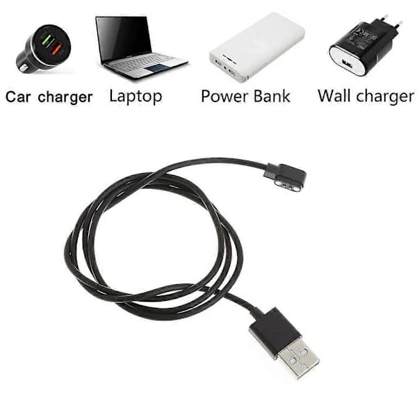 Ladekabel for Smartklokke, Universal USB Magnetisk Ladekabel