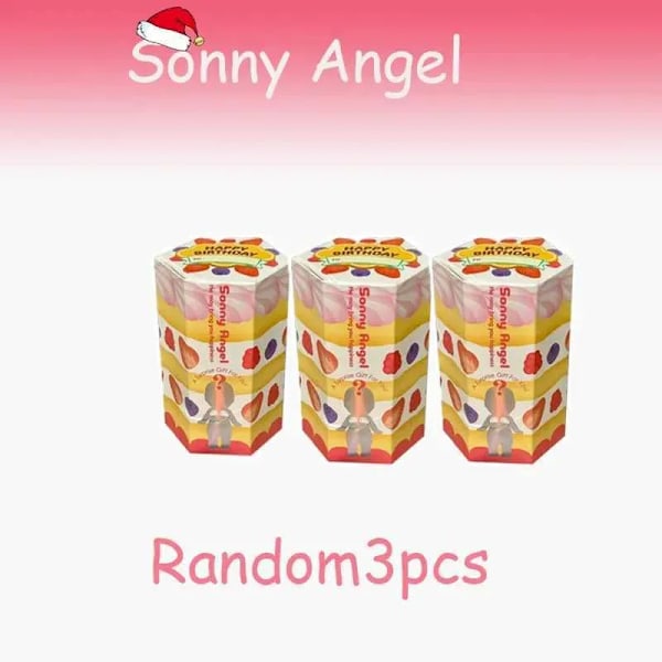 Söt Solig Ängel Hippie Blind Box Födelsedagstårta Present Serie Docka Modell Mini Anime Karaktär Present Rum Julklapp X250312.Ca