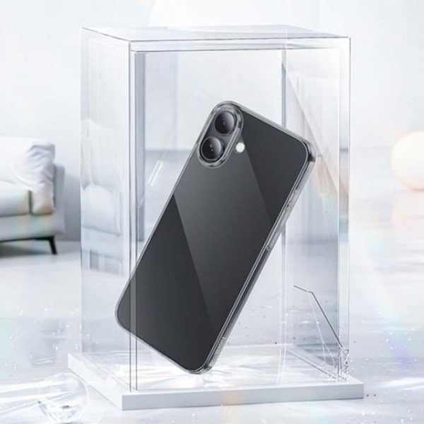 Etui til iPhone 16 - Mykt, sklisikkert, transparent beskyttelse Blue