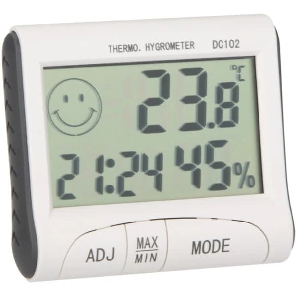 CD-rumstemperaturmåler Mini LCD Digital Rumtemperaturmåler Hygrometer