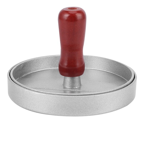 Rundformad aluminiumlegering NonStick Hamburger Köttpressmaskin Form