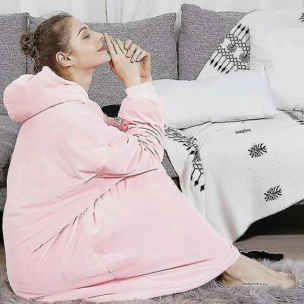Oversized fleecetrøye Ultra Comfy Sherpa Fleece gigantisk sweatshirt for voksen/e