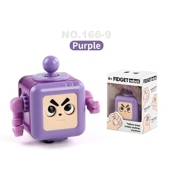 3×3 Stress Relief Cube Legetøj – Mini Fidget Puzzle til Voksne & Børn B