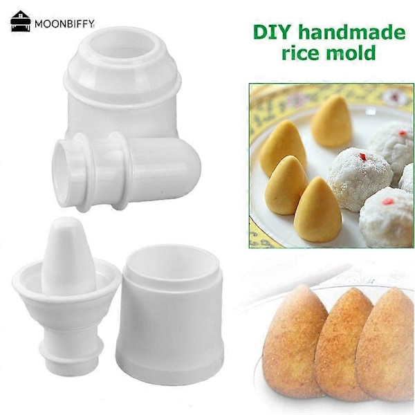 CASA DIY Risbolleform, multifunktionel Risbollemaskine Shake, hjemmelavet Fyldt Kød Point Bolle Round head