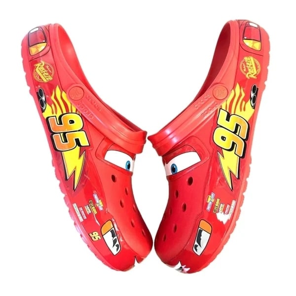 Crocs Lightning McQueen - Blixtens McQueen utomhus tofflor 39 39