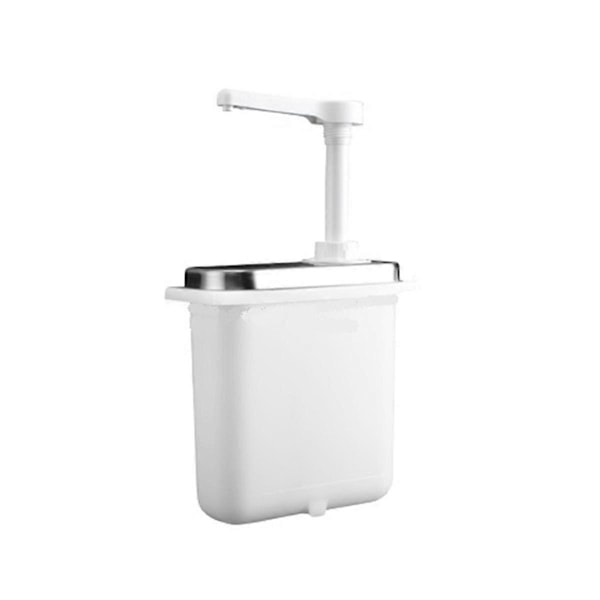 CASA 1L Sauce Dispenser Pumpe Rustfrit Stål Krydderipumpe Station Krydderipumpe Dispenser Håndtryk