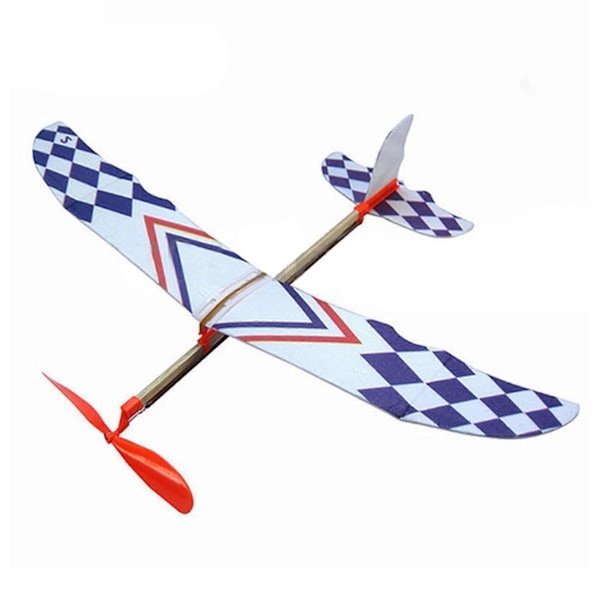 CASA 4X Elastik Gummibånd Drevet DIY Skumfly Model Kit Flyvemaskine Pædagogisk Legetøj