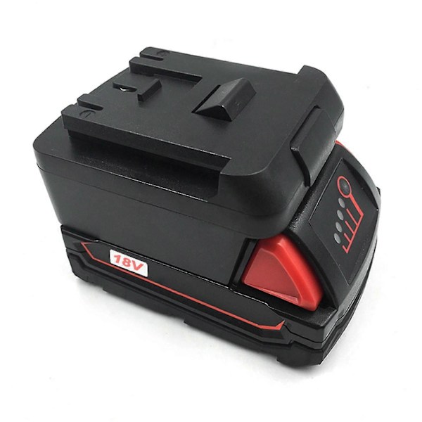 Adapter för elverktyg för Milwaukee 18V Li-ion batteri, konverterar till BOSCH med laddning