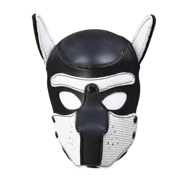 Rollespill Hundemaske Helhode med Maske #hvit