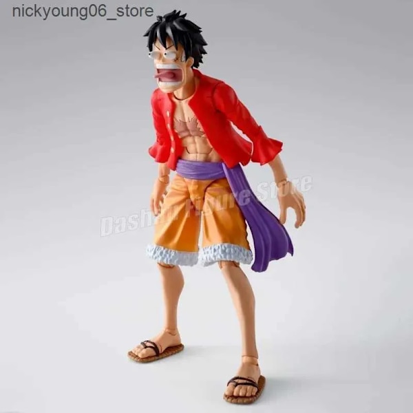 Tegneseriefigurer 15 cm integreret digital Shf Monkey D Luffy action figur PVC serie animation Ghost Island Battle Luffy model legetøj L240910.Ca
