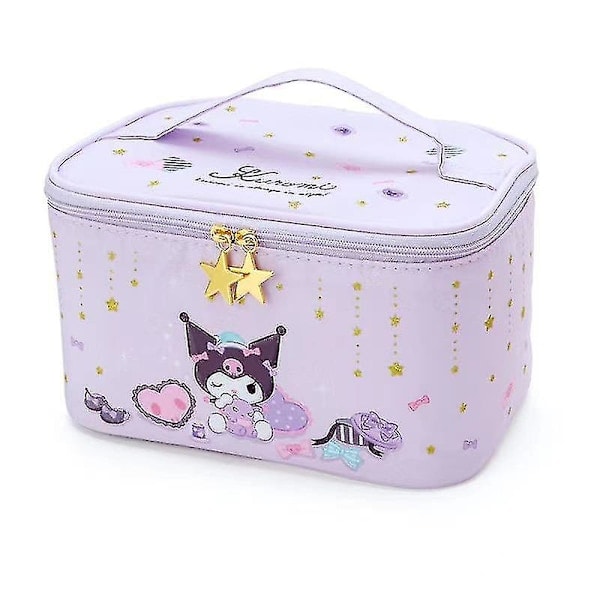 Born Pretty Sanrios Kuromi Cinnamoroll Kawaii Tegneserie Pu Makeup Taske Udendørs Multifunktionel Rejsetaske Kosmetisk Taske Toiletartikler Organizer