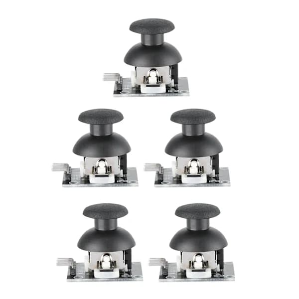 5 st Dubbelaxlig Joystick-modul för Arduino-spelkonsol