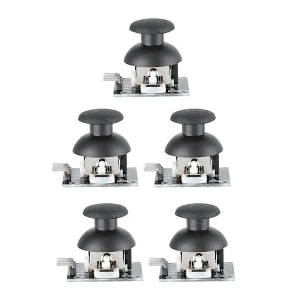 5 stk. Dual-akset Joystick-modul til Arduino-spilcontroller