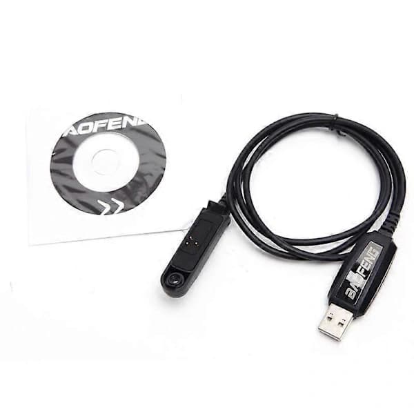 Programmeringskabel för BaoFeng UV-9R PLUS A58 BF-9700 Walkie-talkie Data