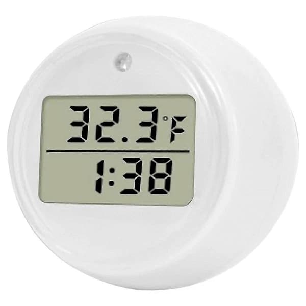 [CA] Isbads Termometer, Flydende Termometer til Isbad, Vandtæt IP67, Koldt Dyp Termometer & Hvid