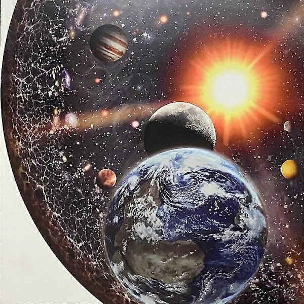 Rompuslespill Universum Puslespill Rund Puslespill Serie Voksenpuslespill 1000 biter [D]