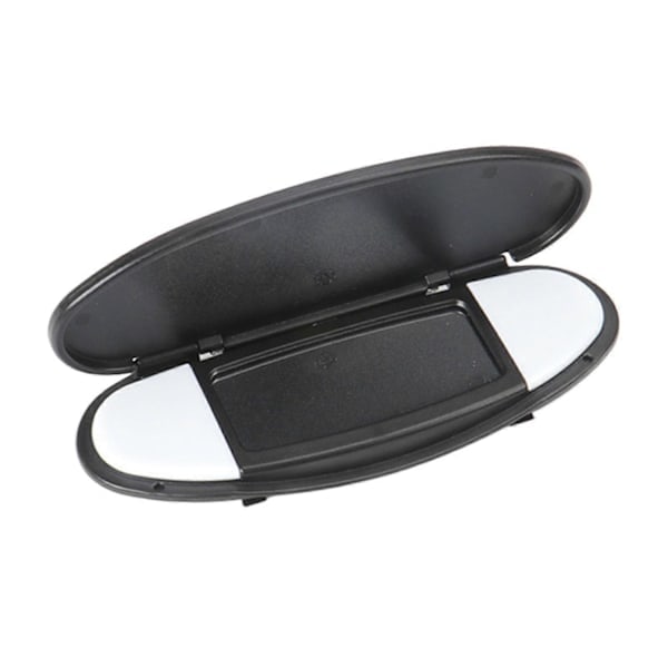 Sun Visor Mirror Frame Kompatibel med MINI R55 R56 R60 2007-2014 Hållbar Svart-WELLNGS Black