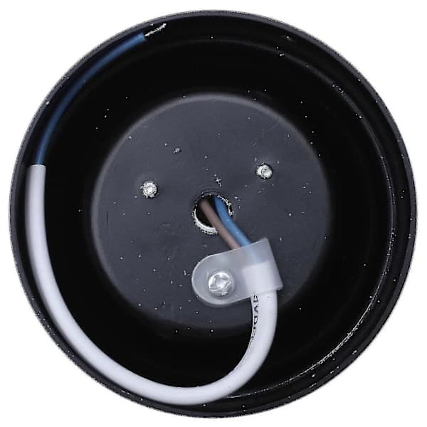 Rund LED-downlight til overflademontering, neutralt lys 4000k 5w sort skal