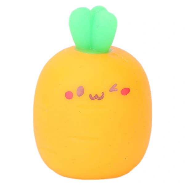 [CA] Oransje Gulrot Squishy Leker Stressavlastning Dekompresjon Klemme Squishy Leker