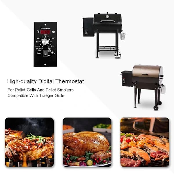 [CA] Db LCD BBQ Digital Termostatstyring Erstatningskort For Traeger Trepellets