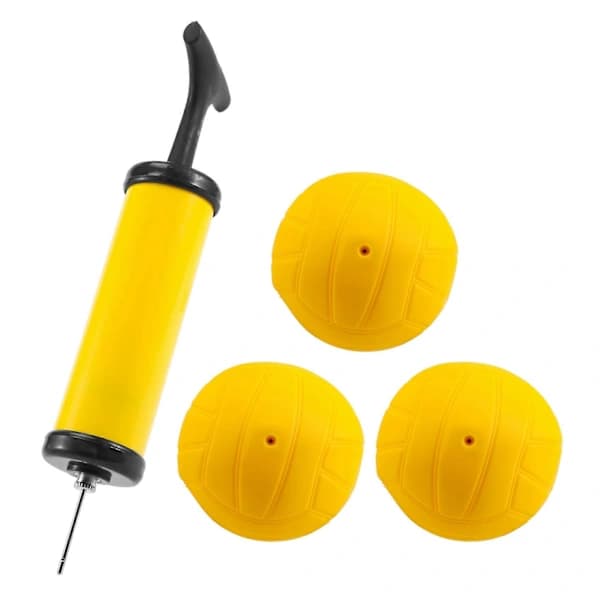 Roundnet Spelboll Utbytesbara Tävlingsbollar Mini Volleyboll 3-Pack med Pump