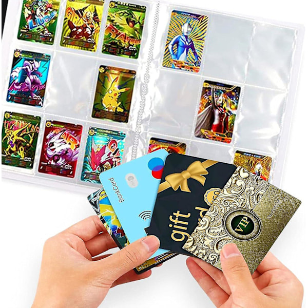 Fickor 432 Kort Anime Album Bog Pikachu Favorit Spillekort Mappe Ringbind (JS)