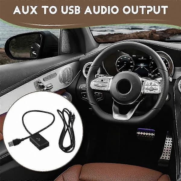 7 \" Køretøjsdisplay AUX til USB-konverter til NTG 5.0 - AUX Indgang & Udgangsmodul Adapter