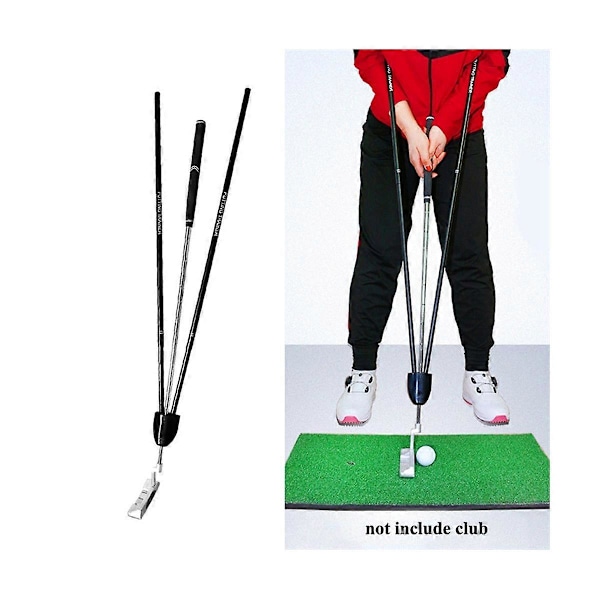 CASA Golf Putter Træner Putting Gesture Assist Slagkraft Vinkel Handling Golf Putter Træningshjælpemidler Go