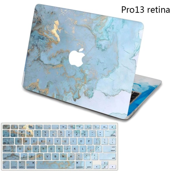MacBook Air pro13 Retina - Mønster Hårdt Cover & Tastaturklistermærker (CA)