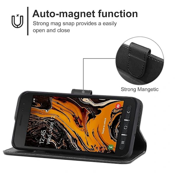 Lærfutteral til Samsung Galaxy Xcover 4s