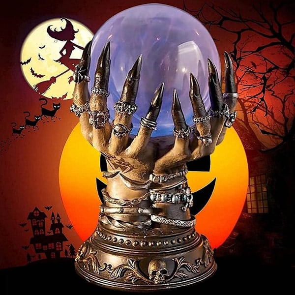 Halloween Krystalkugle, Himmelsk Krystalkugle, Berøringsfølsomt Glas, Magisk Krystalkugle, til Halloween Dekoration