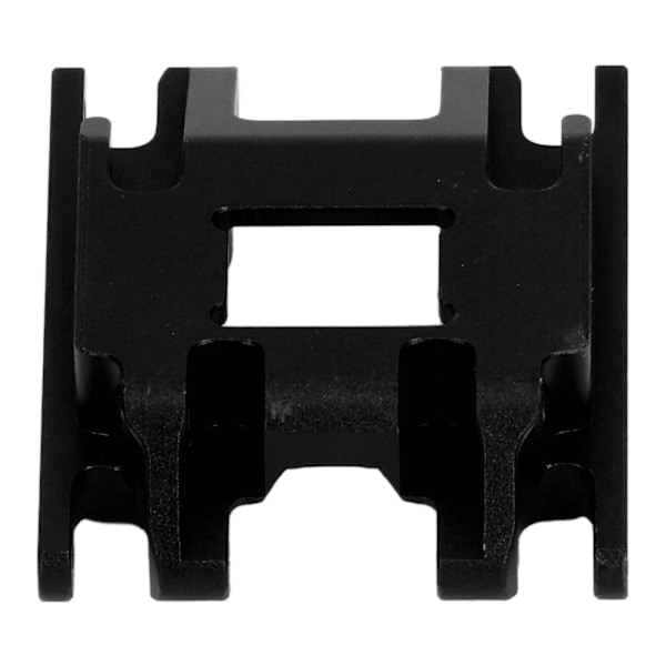 RC Bil Girkassebase for Traxxas 1/18 RC Bil Høytrykksbestandig Aluminiumslegering RC Senter Skid Plate med Skruer Svart