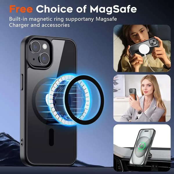 iPhone 15 Musta Magsafe-kuori