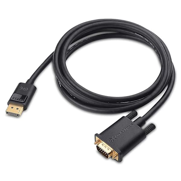 DisplayPort - VGA -kaapeli (DP - VGA -kaapeli) 1,8 metriä