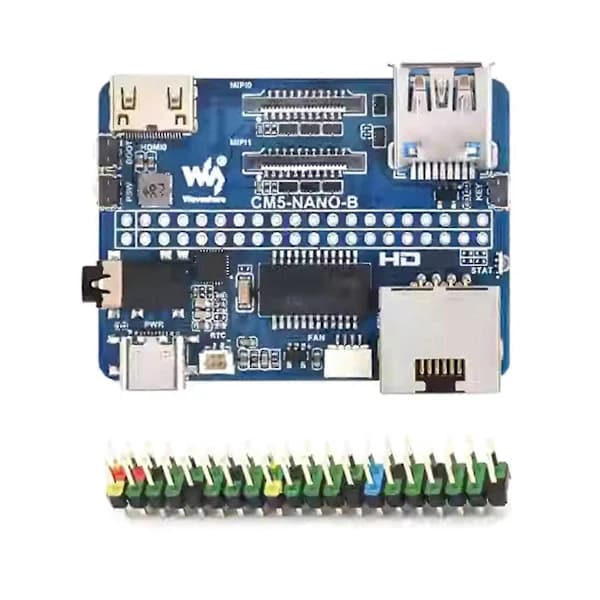 Waveshare CM5 Mini Base IO Board NANO B för Raspberry Pi