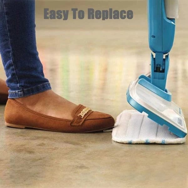 5-pakke mikrofiberputer for Black&Decker dampmopp