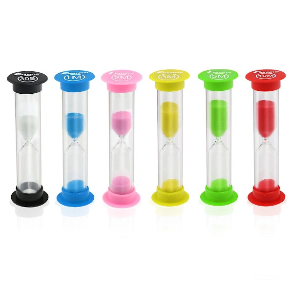 Sandtimer for barn Sandtimer Timeglass Timer 1 minutt Sandklokke 5 minutter Sandglass Timer Timeglass TimerBY