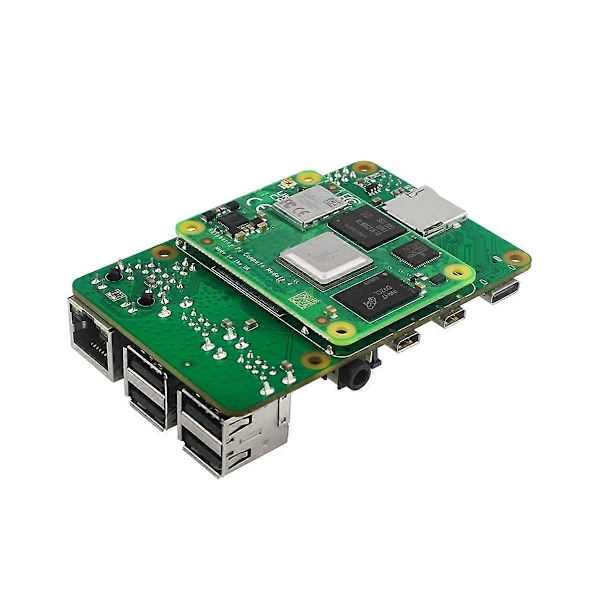 CASA CM4 - PI4B -sovitinkortti Raspberry Pie CM4 -moduulille 4B-sovittimeen 4-suuntainen USB2.0 RJ45 Ethernet Por
