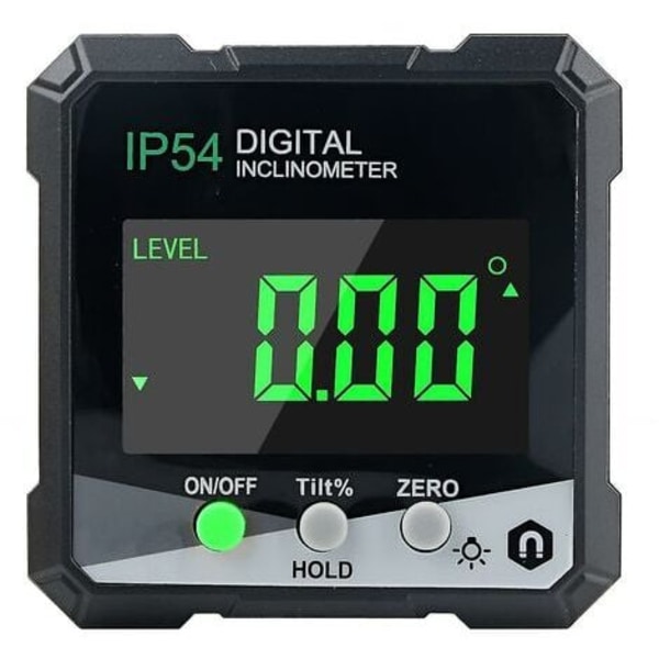 Digital vinkeldetektor, vinkelmåler/vinkelmåler med LCD-skærm, inklinometer med magnet, digital vinkelmåling - DPZO.ca