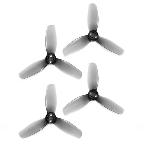 2 par T3X3.2X3 3-bladet propel 3 tommer 2CW+2CCW PC-propel til AVATA2 FPV-drone tilbehør Grå