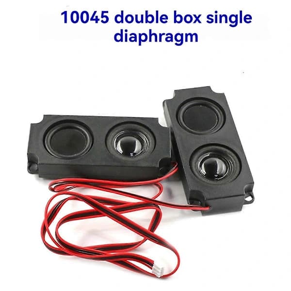 2 Pcs Compact Square Loudspeaker Audio System 45100 Speakers Ideal for Home Audio & Portable Use